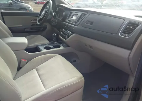 2015 Kia Sedona Lx z USA, uszkodzony, nr VIN KNDMB5C1XF6073217